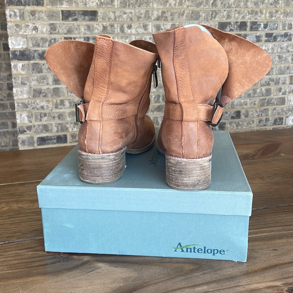 Antelope Leather slouch boots - Picture 3 of 12